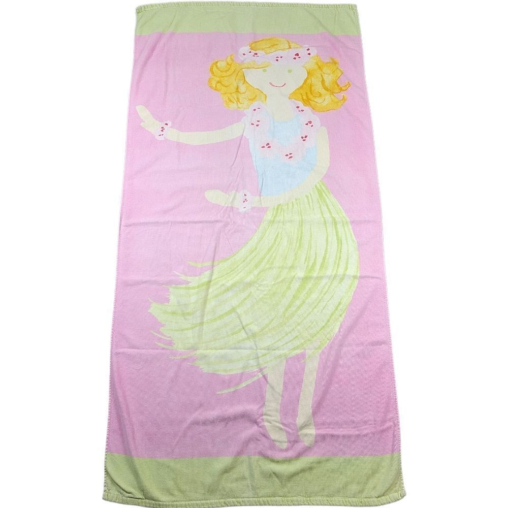 Pottery Barn Kids Hula Girl Beach Towel